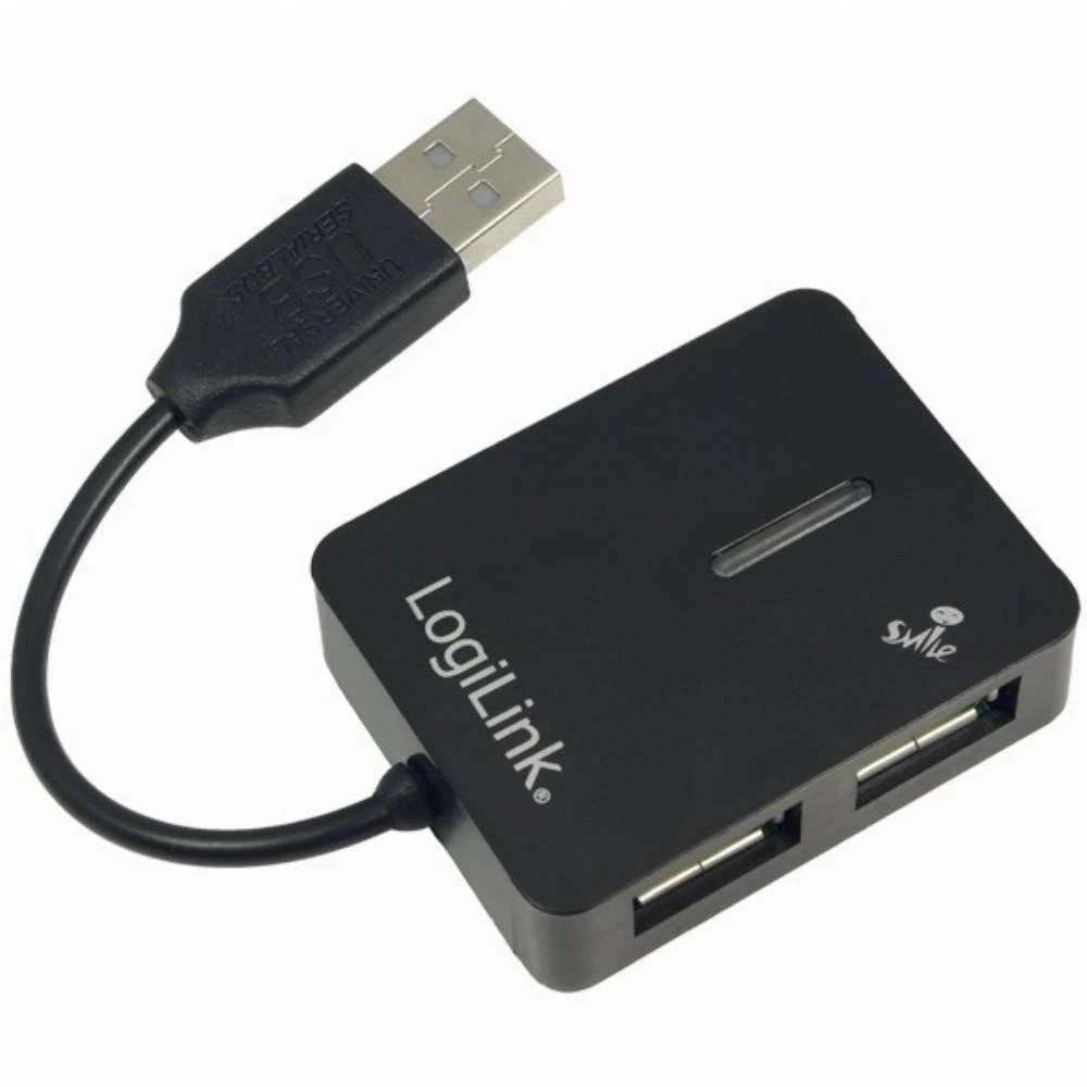 Logilink USB šakotuvas su integruotu laidu