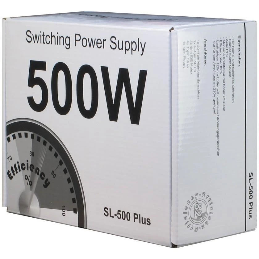 500 W Inter-Tech SL-500 Plus ATX