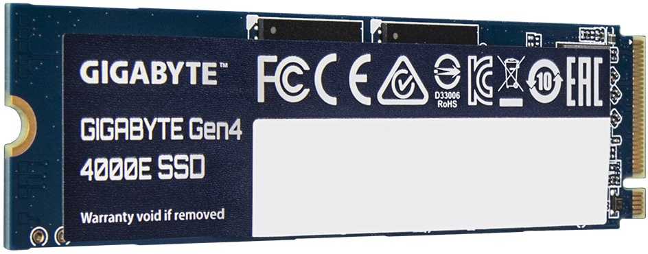 Gigabyte SSD | G440E500G | 500 GB | Solid-state drive sąsaja PCI Express 4.0x4, NVMe 1.4 | Skaitymo greitis 3600 MB/s | Rašymo greitis 3000 MB/s