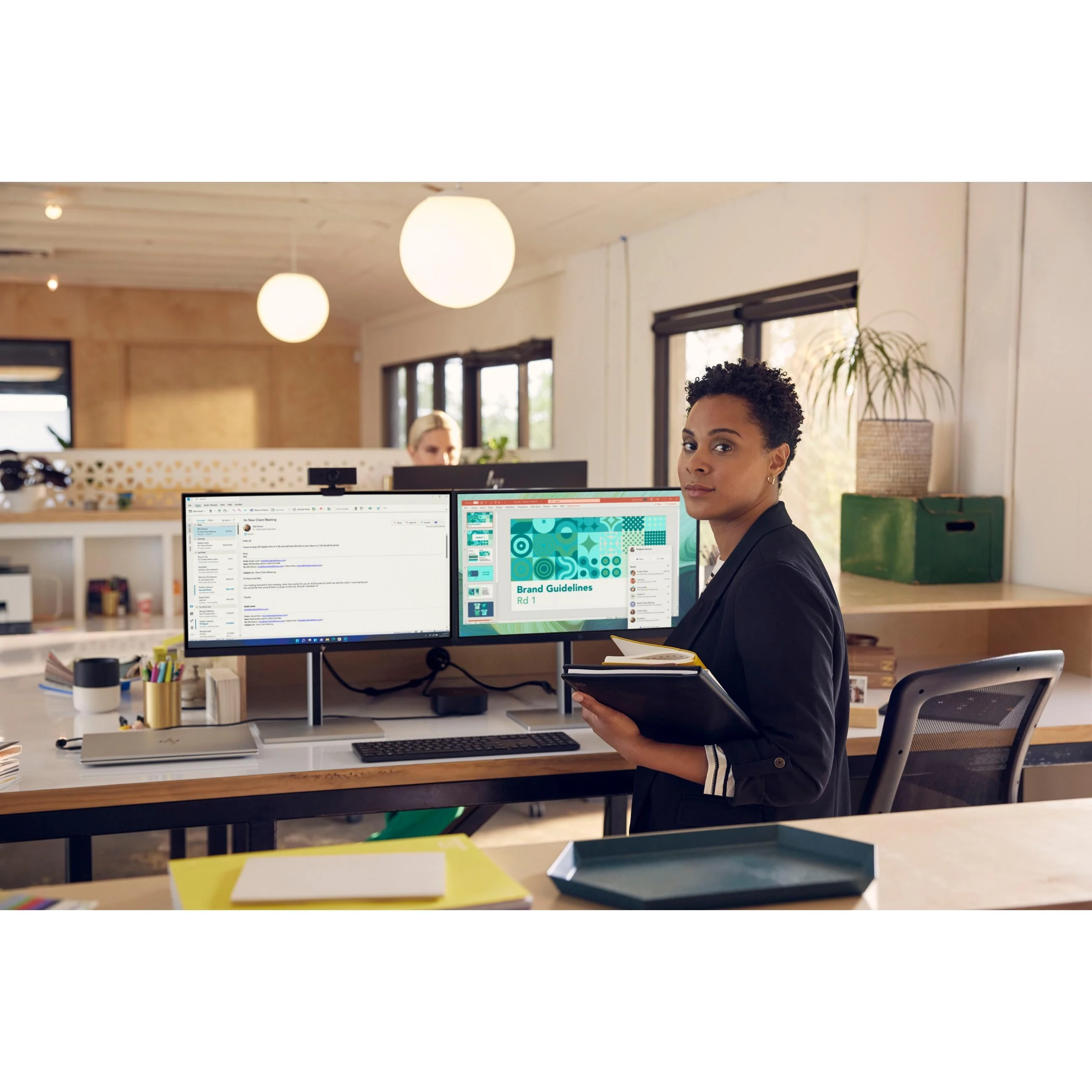Monitorius HP E24t G5 FHD | 23.8" jutiklinis ekranas | FHD IPS