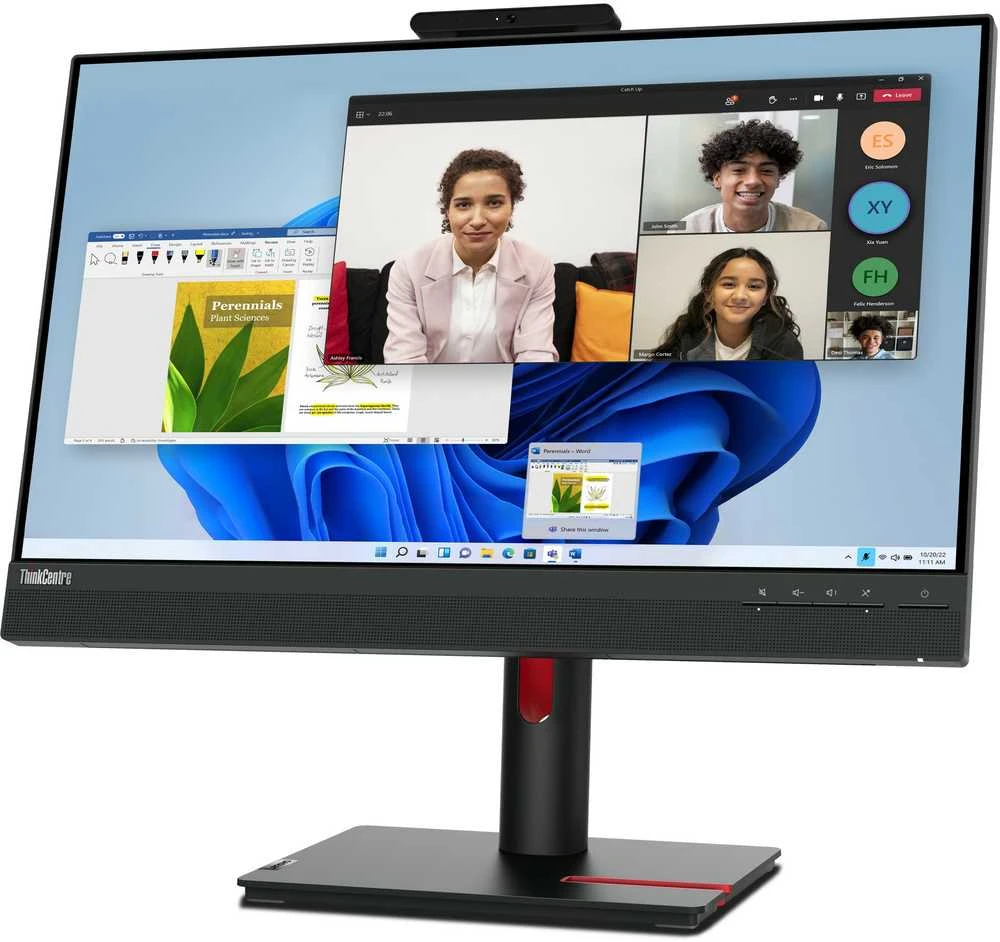 Monitorius Lenovo TIO 24 G5, 23.8", 1920 x 1080, IPS, 60 Hz, 6 ms, 250 cd/m²