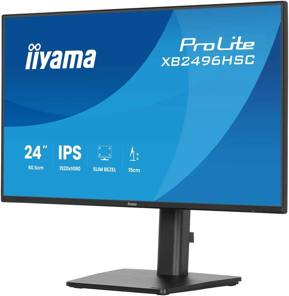 iiyama ProLite XB2496HSC-B1 computer monitorius 60.5 cm (23.8") 1920 x 1080 pikselių Full HD LED Juodas