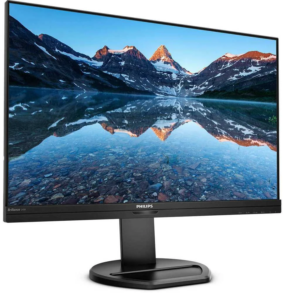 Monitorius Mmd monitoriai Ekranai PHILIPS 240B9/00 24 colių AHVA WLED 1920x1200 DVI/HDMI/DP žemo Mėlyna režimas