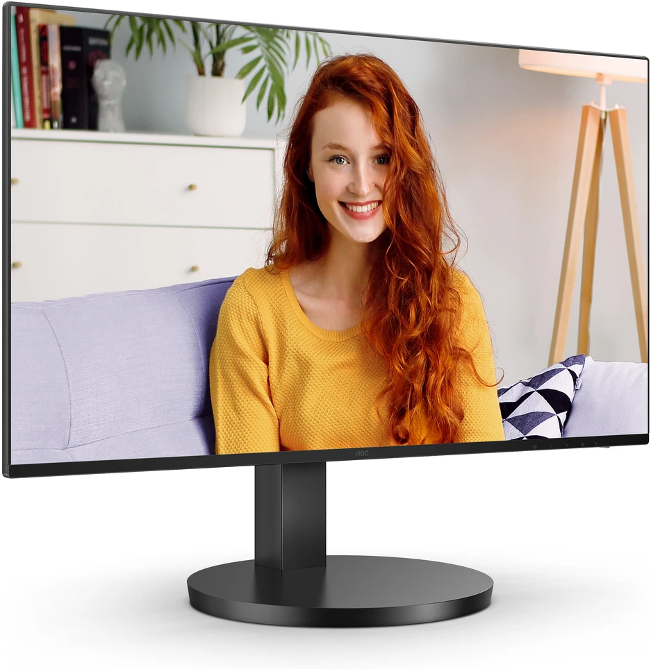 Monitorius AOC 24B3CF2 | 1920x1080 100 Hz IPS | 65W USB HUB | Įmontuoti garsiakalbiai
