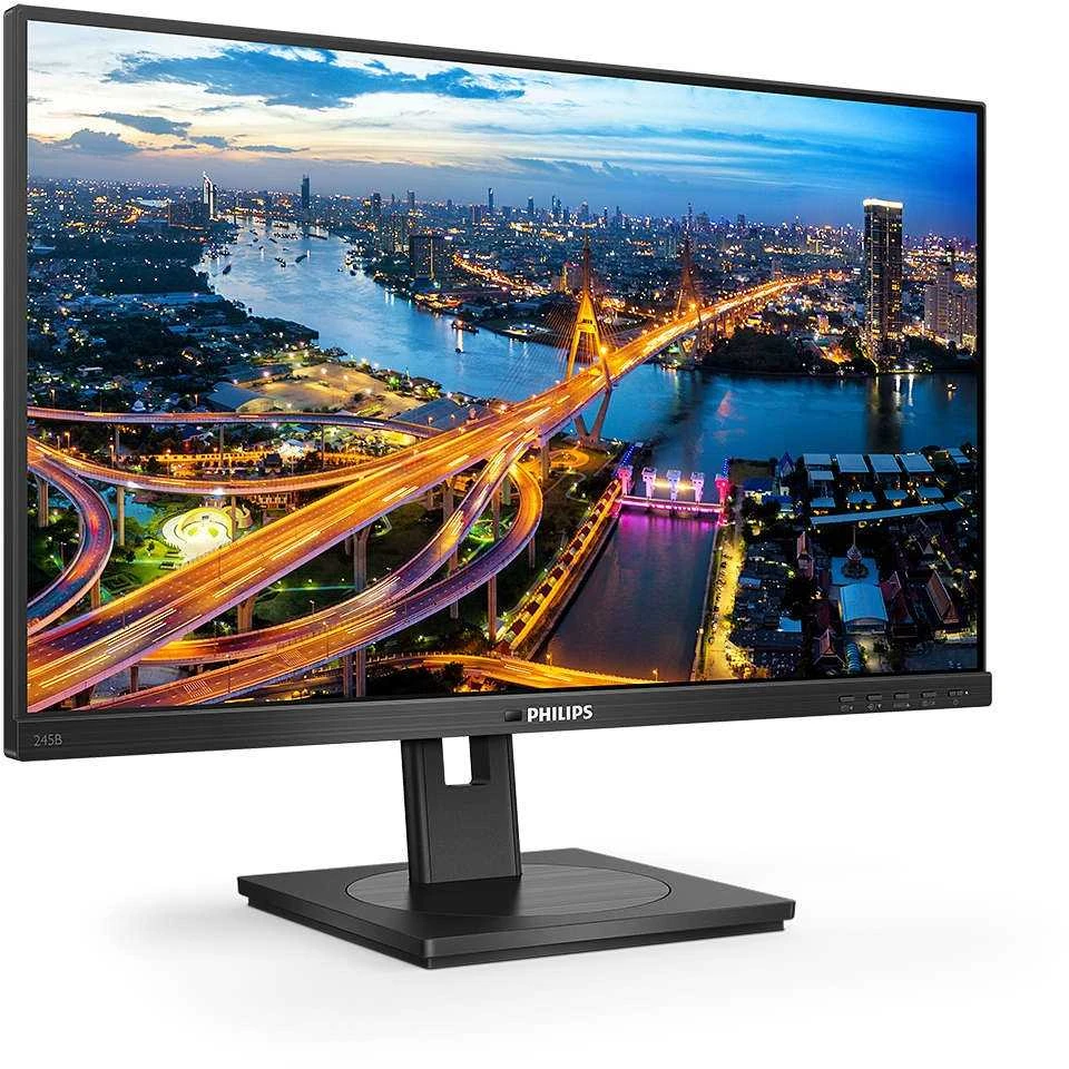 Monitorius Philips B Line 245B1/00 LED 23.8", Juodos spalvos