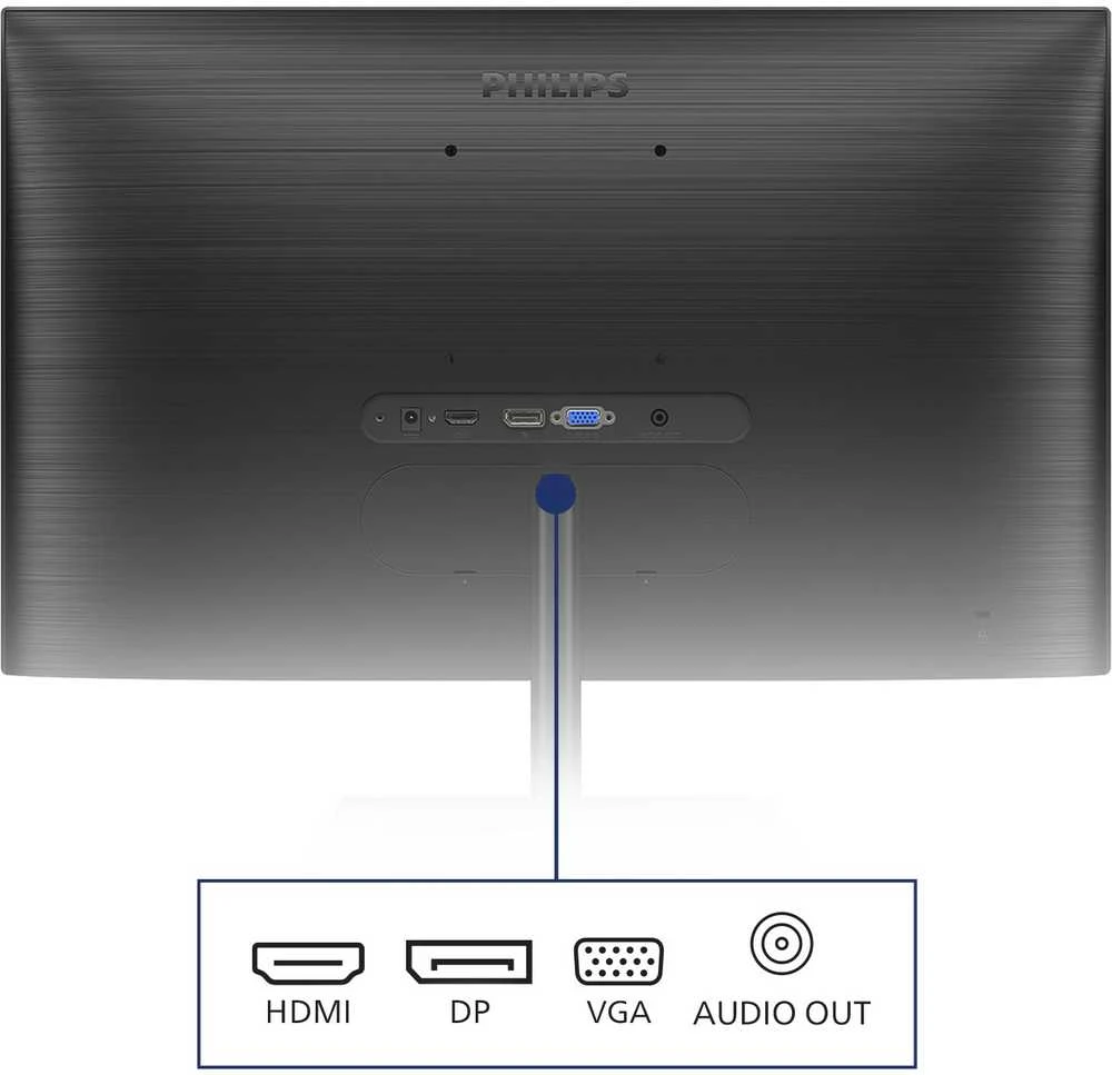 Monitorius Philips 245E1S/00 23.8",IPS, HDMI/DP