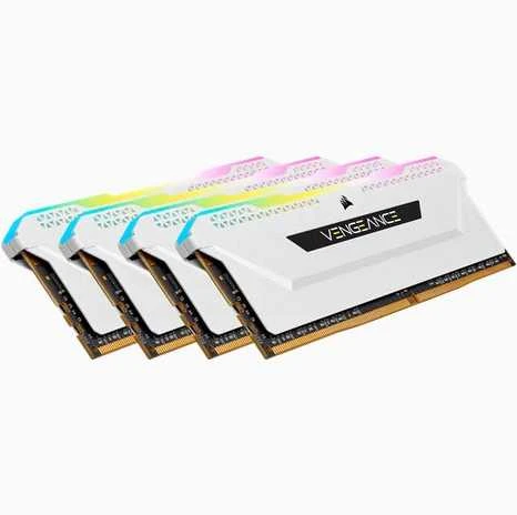 RAM Atmintis Corsair Vengeance RGB PRO SL, DDR4, 64 GB, 3200MHz, CL16 (CMH64GX4M4E3200C16W)