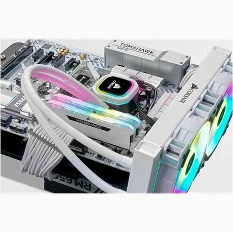 RAM Atmintis Corsair Vengeance RGB PRO SL, DDR4, 64 GB, 3200MHz, CL16 (CMH64GX4M4E3200C16W)