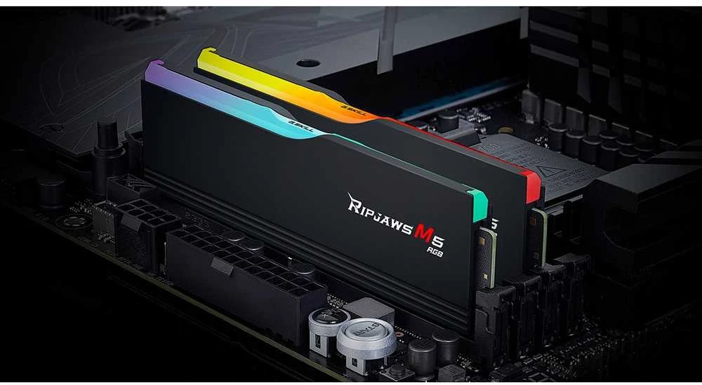 RAM G.Skill Ripjaws M5 RGB F5-5200J4040A32GX2-RM5RK atminties modulis 64 GB 2 x 32 GB DDR5 5200 MHz