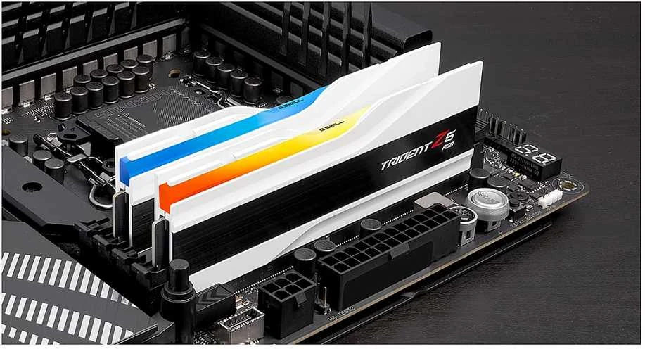 RAM G.Skill Trident Z5 RGB F5-6000J2836G32GX2-TZ5RW atminties modulis 64 GB 2 x 32 GB DDR5 4800 MT/s 288-pin DIMM