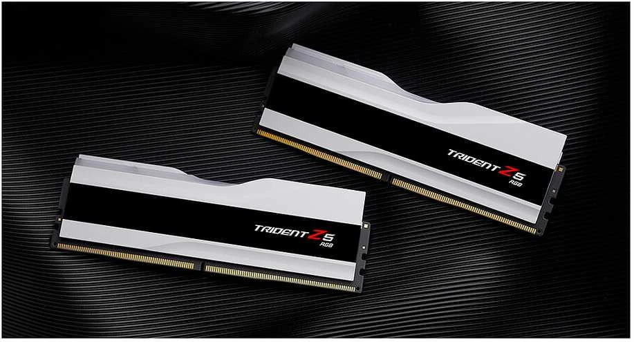 RAM G.Skill Trident Z5 RGB F5-6000J2836G32GX2-TZ5RW atminties modulis 64 GB 2 x 32 GB DDR5 4800 MT/s 288-pin DIMM
