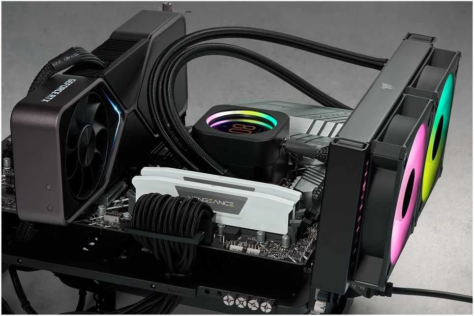 RAM 64GB PC 6000 CL30 CORSAIR KIT (2x32GB) VENGEANCE baltas mažmeninė prekyba
