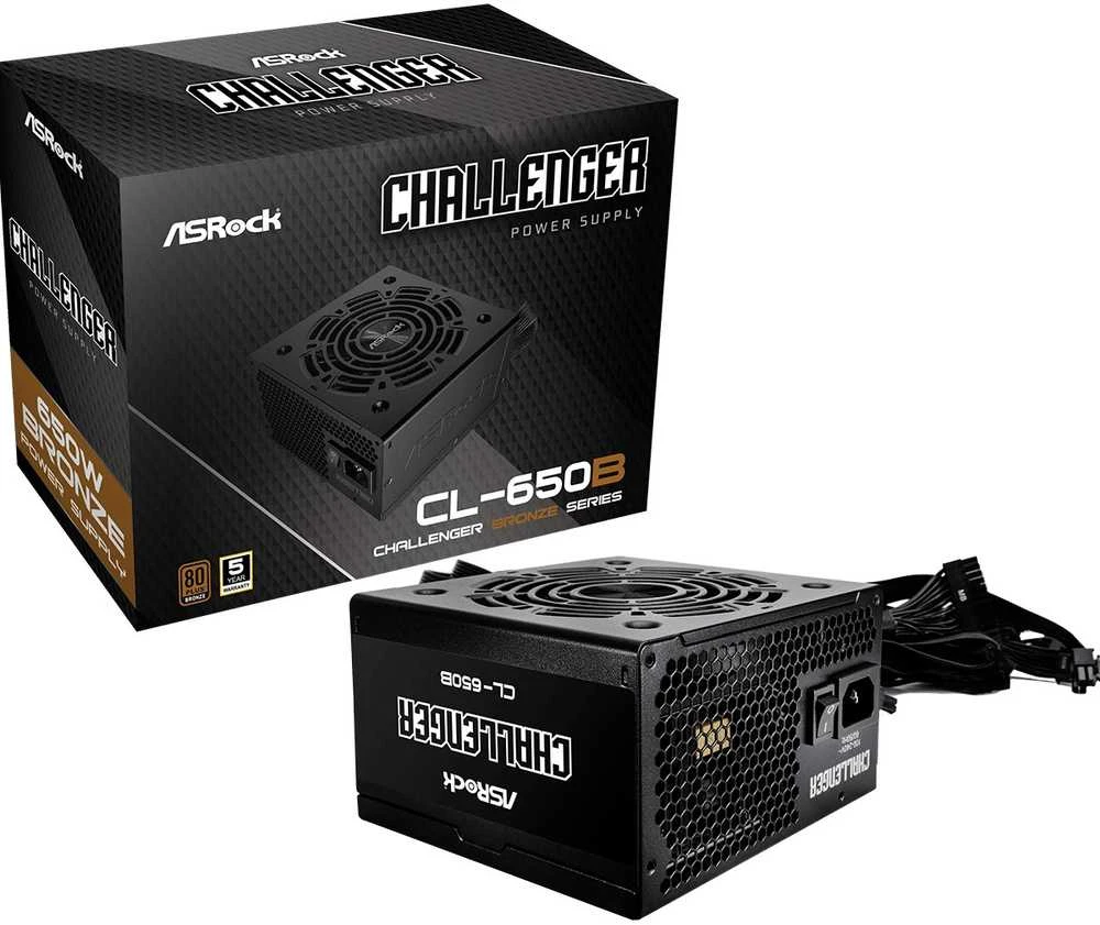Maitinimo šaltinis ASRock Challenger Bronze 650W (CL-650B)