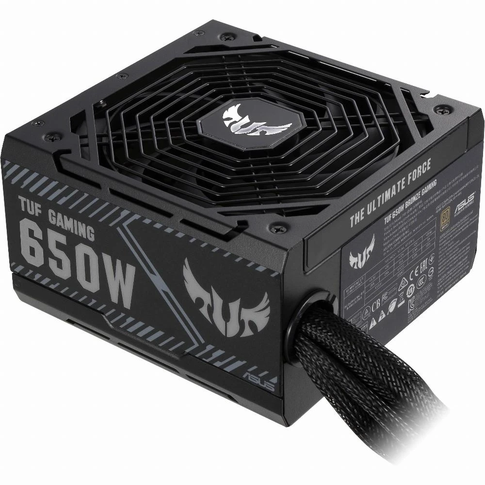 PC maitinimo blokas ASUS 650 Watts Efficiency 80 PLUS BRONZE TUF-GAMING-650B
