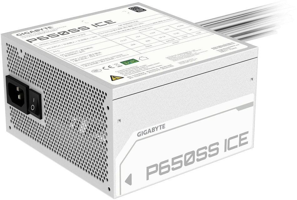 Gigabyte PSU | GP-P650SS ICE GEU1 | 650 W | USED, REFURBISHED, MISSING MANUALS
