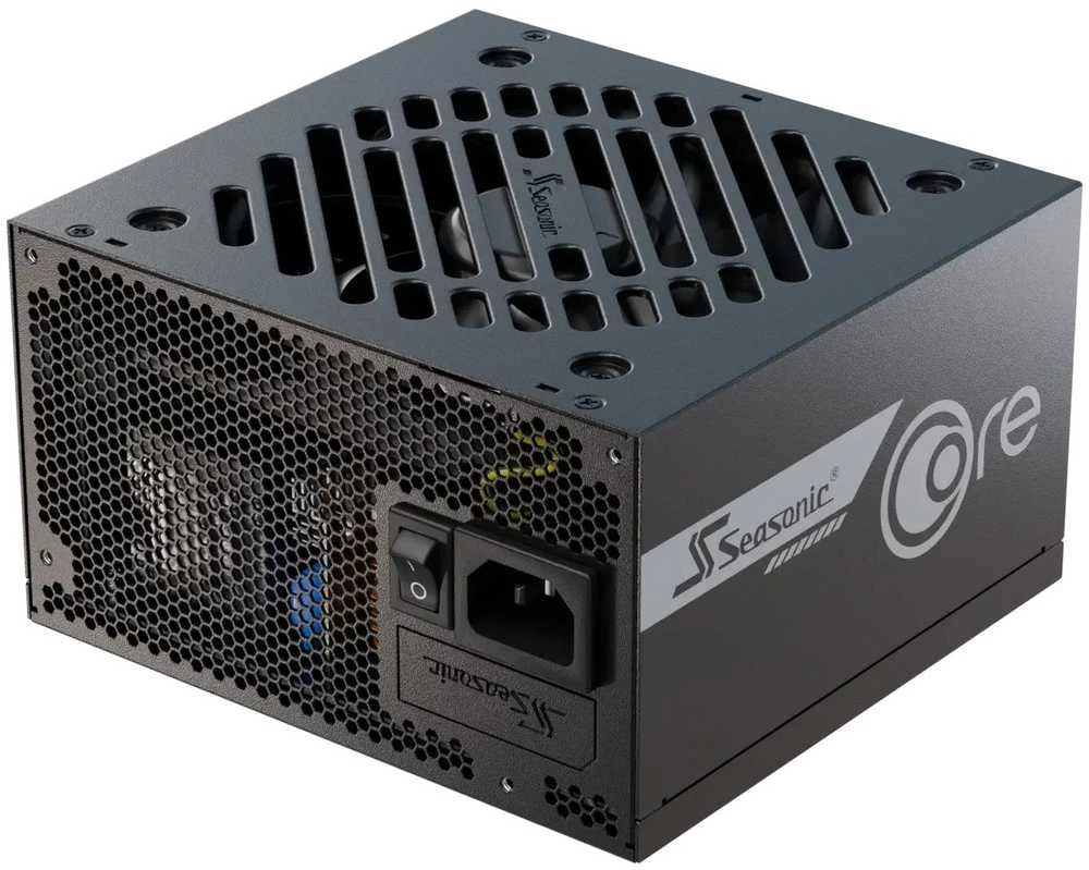 Seasonic Core GX 80 PLUS Gold PSU, modular, ATX 3.1, PCIe 5.1 – 650 Watt, juodos spalvos