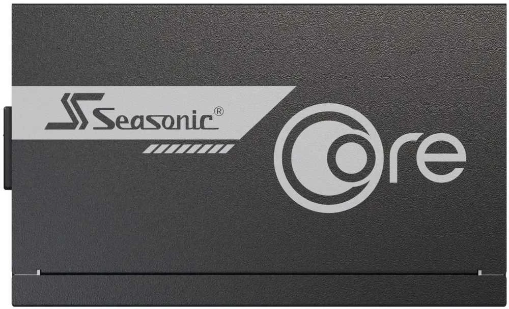 Seasonic Core GX 80 PLUS Gold PSU, modular, ATX 3.1, PCIe 5.1 – 650 Watt, juodos spalvos