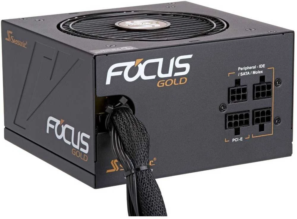 „Seasonic G12 GM 80 PLUS Gold“ maitinimo šaltinis, pusiau modulinis – 650 vatų, juodas