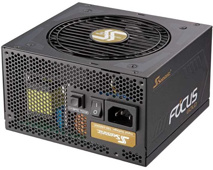 „Seasonic G12 GM 80 PLUS Gold“ maitinimo šaltinis, pusiau modulinis – 650 vatų, juodas