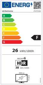 LG 27U731SA-W computer monitorius 68.6 cm (27") 3840 x 2160 pikselių 4K Ultra HD LCD Baltas