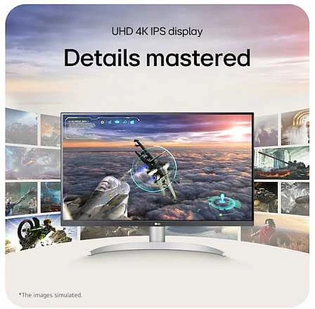 Monitorius LG | 27UP650K-W | 27 " | IPS | UHD | 16:9 | 60 Hz | 5 ms | 3840 x 2160 pikselių | 400 cd/m² | HDMI jungtys quantity 2