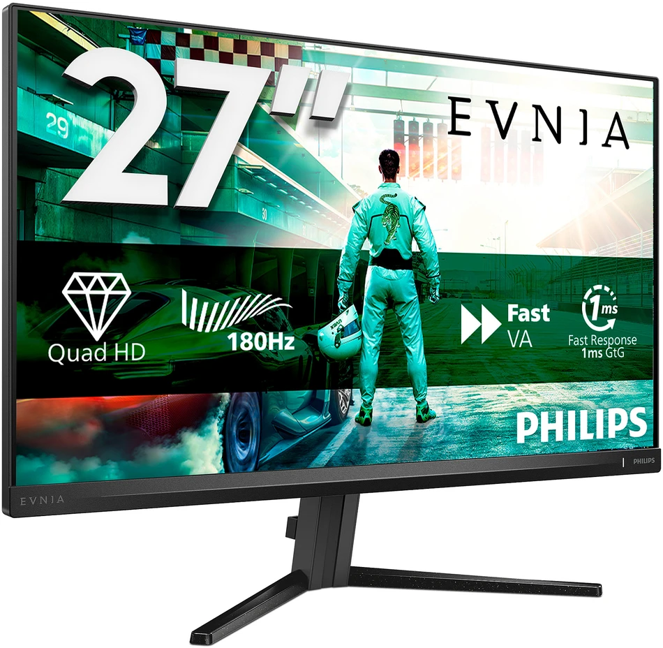 Monitorius Philips Evnia 27M2N3500NL/00, 27", VA, 2560 x 1440, 180 Hz, 1 ms, 300 cd/m²