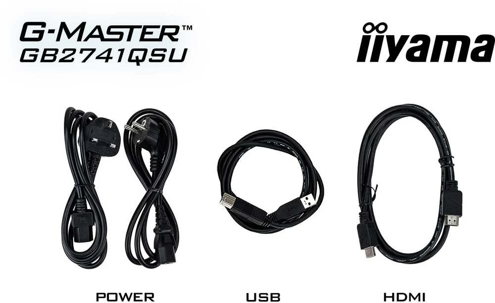 iiyama G-MASTER GB2741QSU-B1 computer monitorius 68.6 cm (27") 2560 x 1440 pikselių Juodas