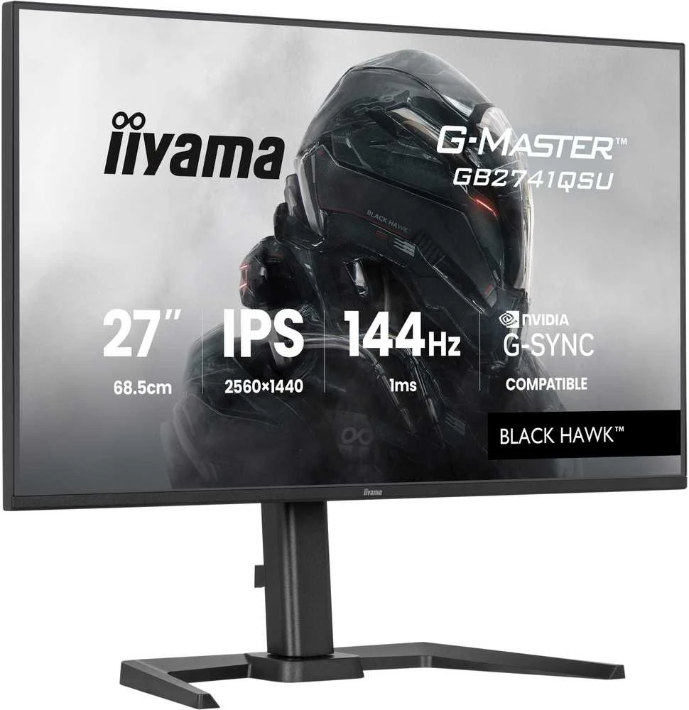 iiyama G-MASTER GB2741QSU-B1 computer monitorius 68.6 cm (27") 2560 x 1440 pikselių Juodas