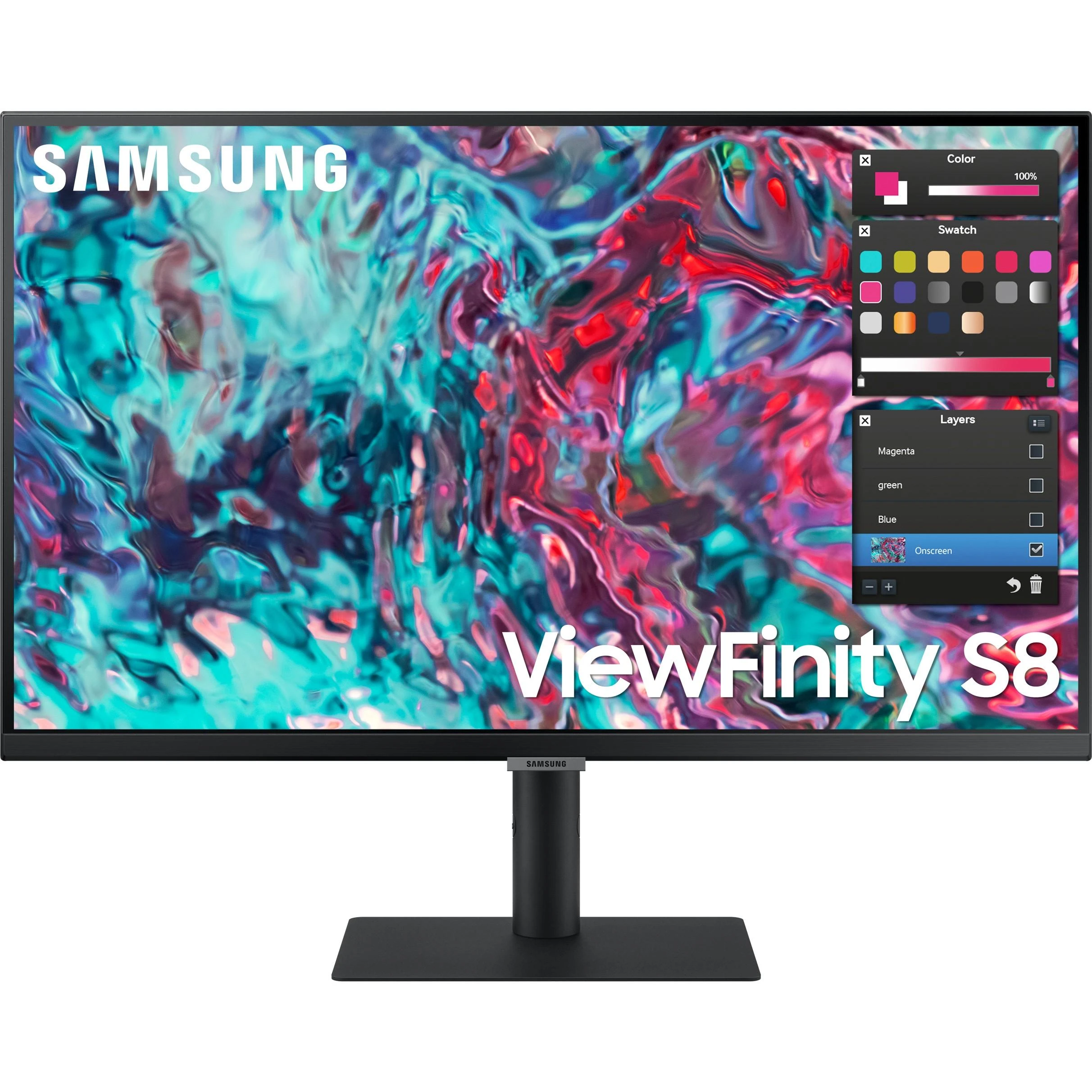 Monitorius - Samsung S27B800TGU 27" 4K UHD IPS Thunderbolt 4 Juodas