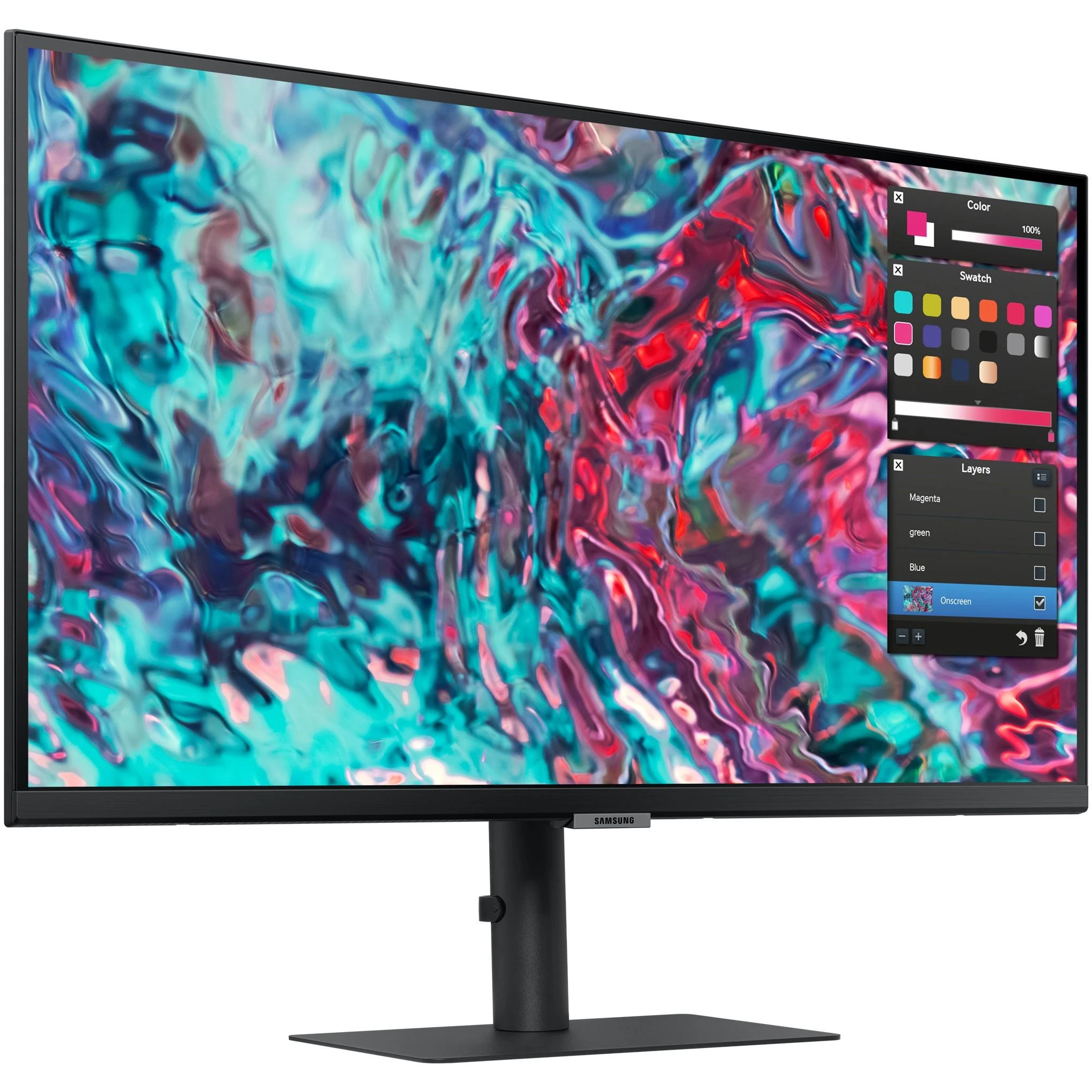 Monitorius - Samsung S27B800TGU 27" 4K UHD IPS Thunderbolt 4 Juodas