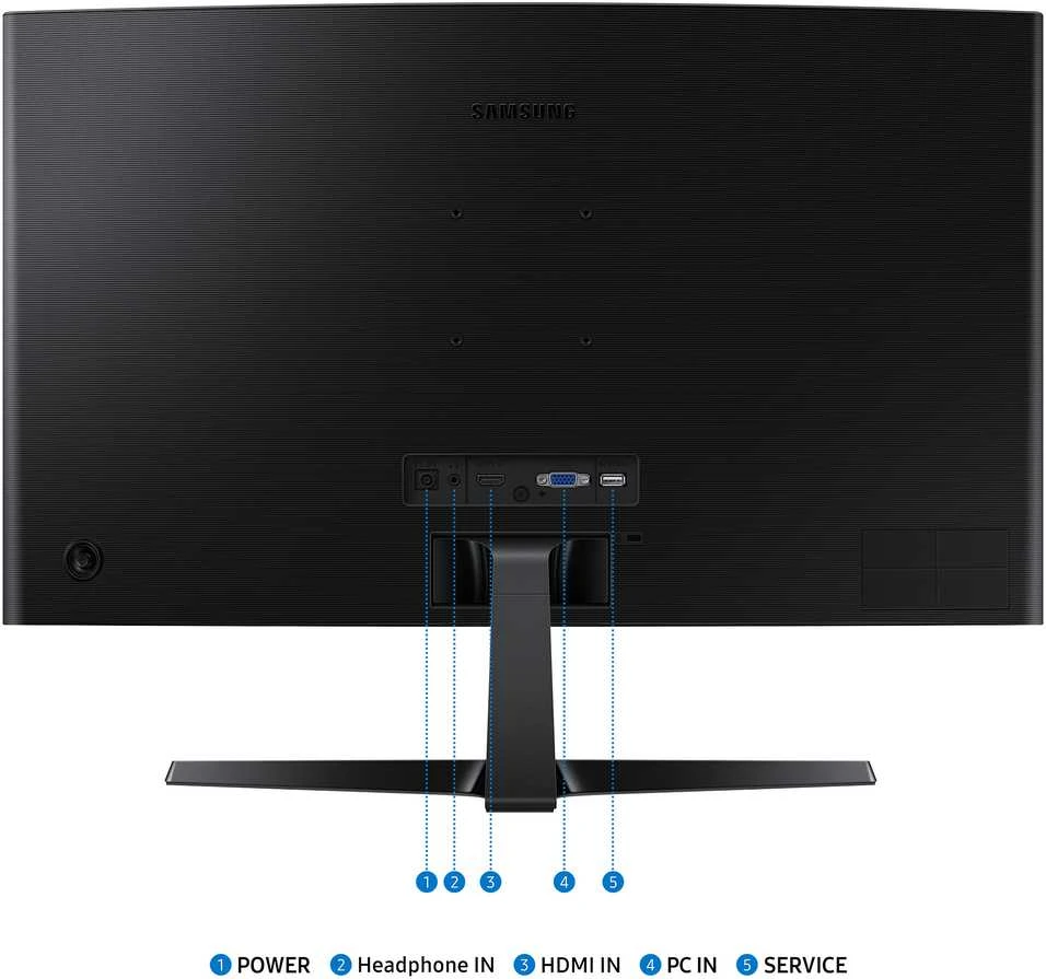 Monitorius - Samsung S36GD 27" Full HD 1920x1080 4ms HDMI VGA Juodas