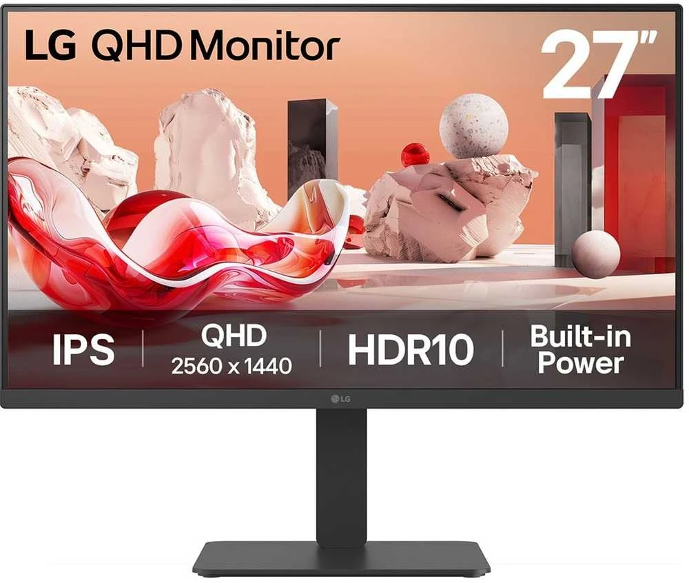 Monitorius LG 27" 27BA54QB-B QHD DP HDMI IPS 16:9 HDR10
