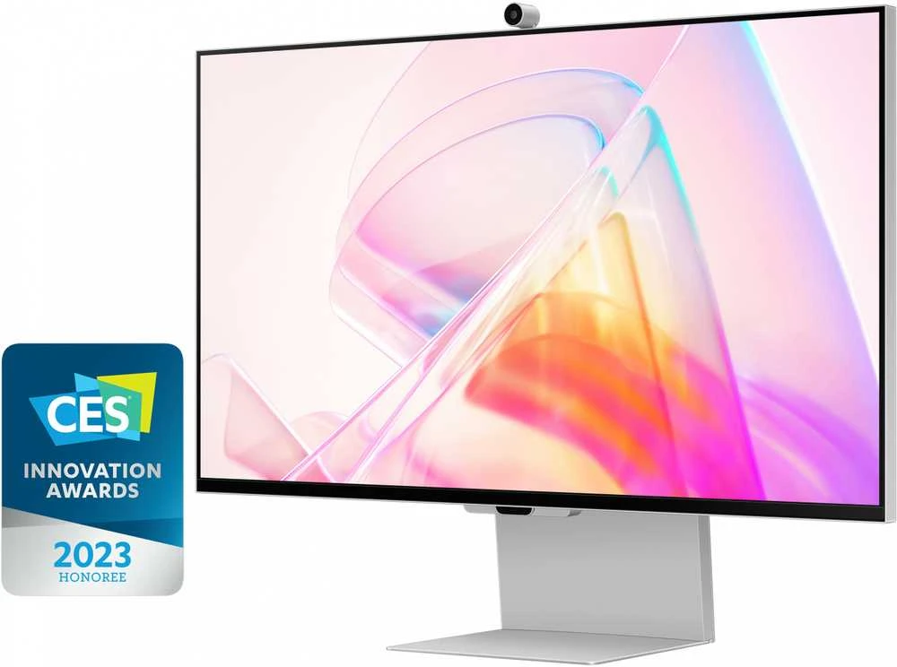 Samsung S90PC kompiuterio monitorius 68,6 cm (27″) 5120 x 2880 pikseliai 5K Ultra HD LCD Sidabras