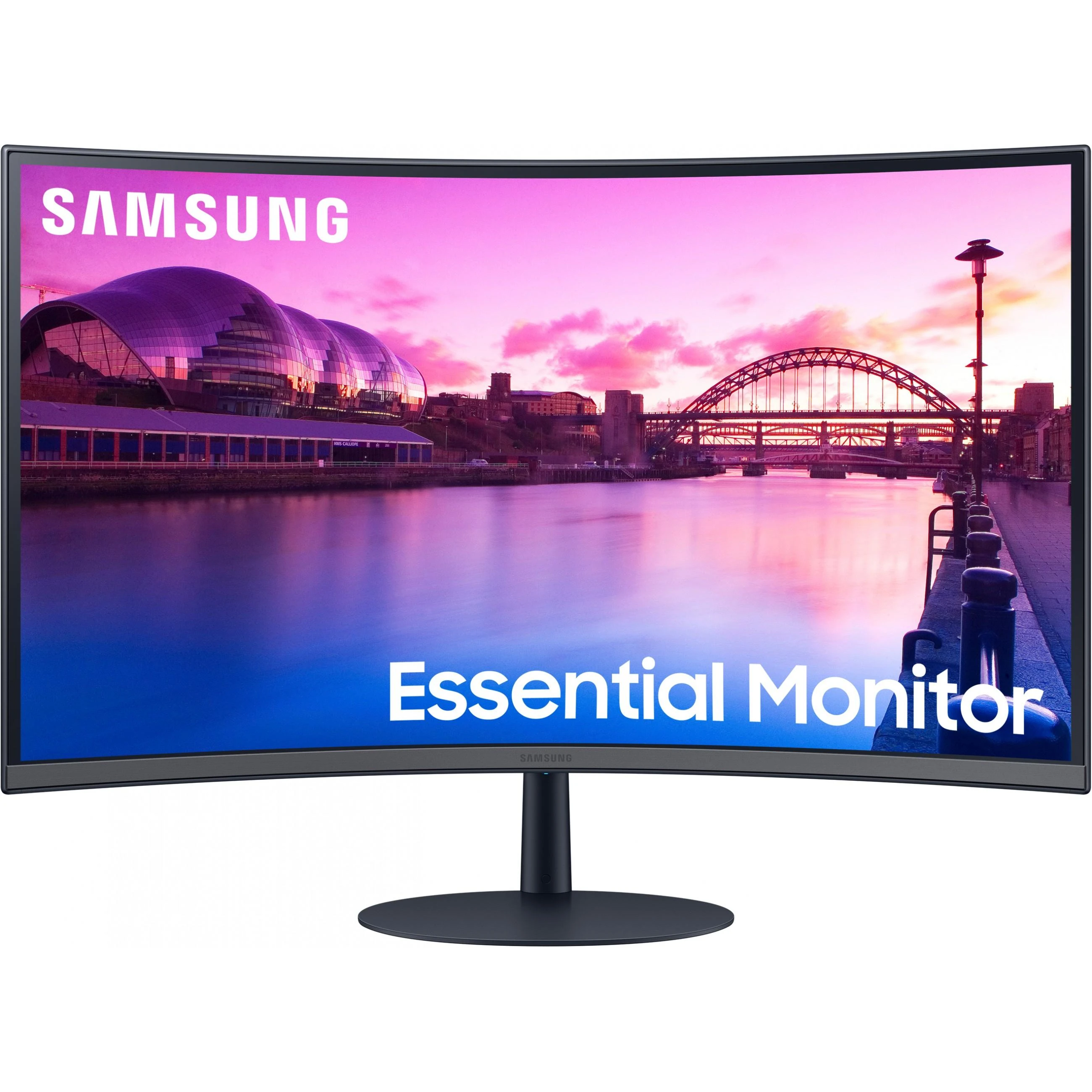 Monitorius Samsung LS27C390EAUXEN, 27 ", VA, FHD, 1920 x 1080, 16:9, 4 ms, 250 cd/m², Juodas, 75 Hz