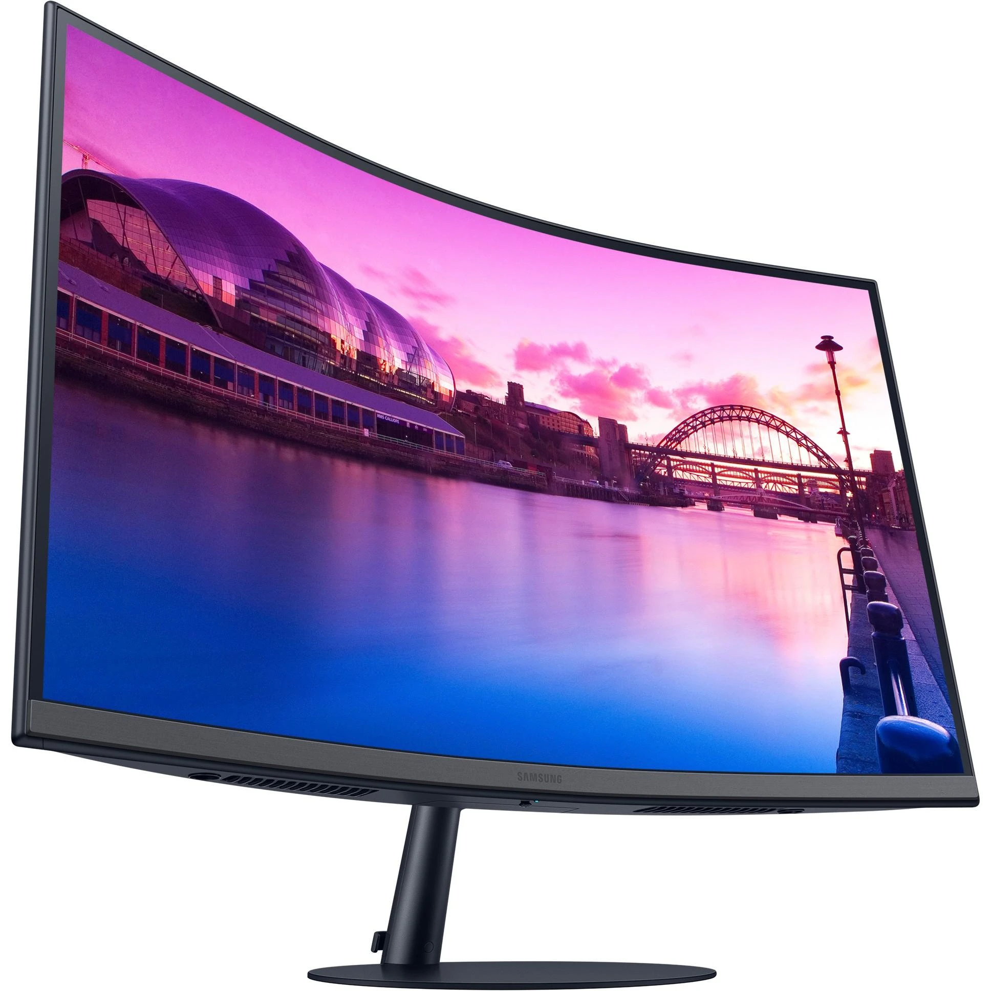 Monitorius Samsung LS27C390EAUXEN, 27 ", VA, FHD, 1920 x 1080, 16:9, 4 ms, 250 cd/m², Juodas, 75 Hz