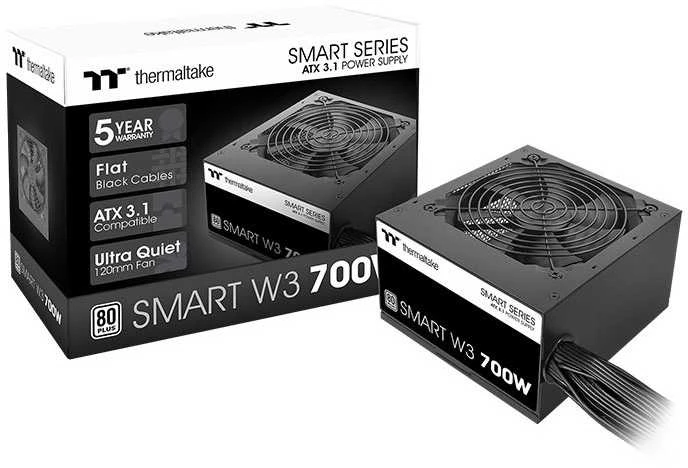 700 W „Thermaltake Smart W3 ATX12V 3.1 80+“
