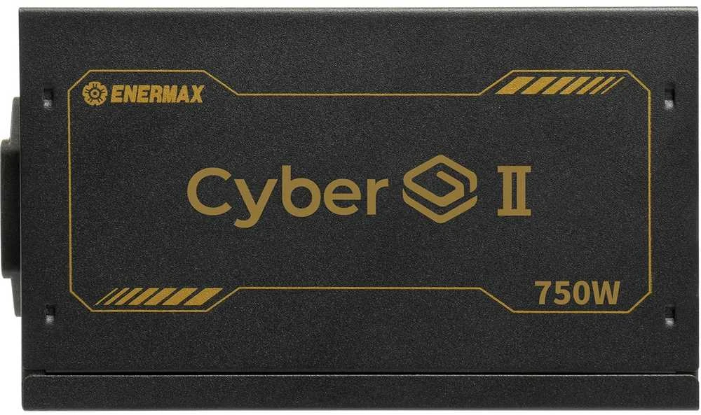 750W Enermax maitinimo šaltinis 750W CyberG II 80+ Gold Juodas nemodifikuotas