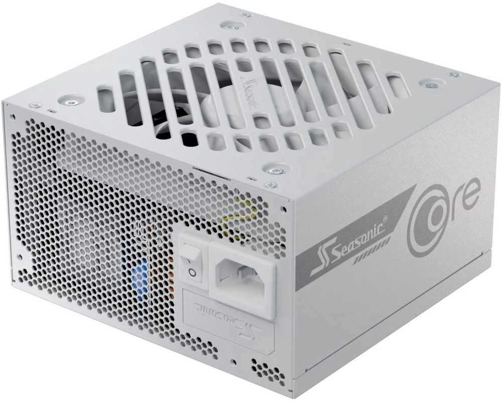 750W „Seasonic Core GX-750-V2-Baltas“ kabelių valdymas