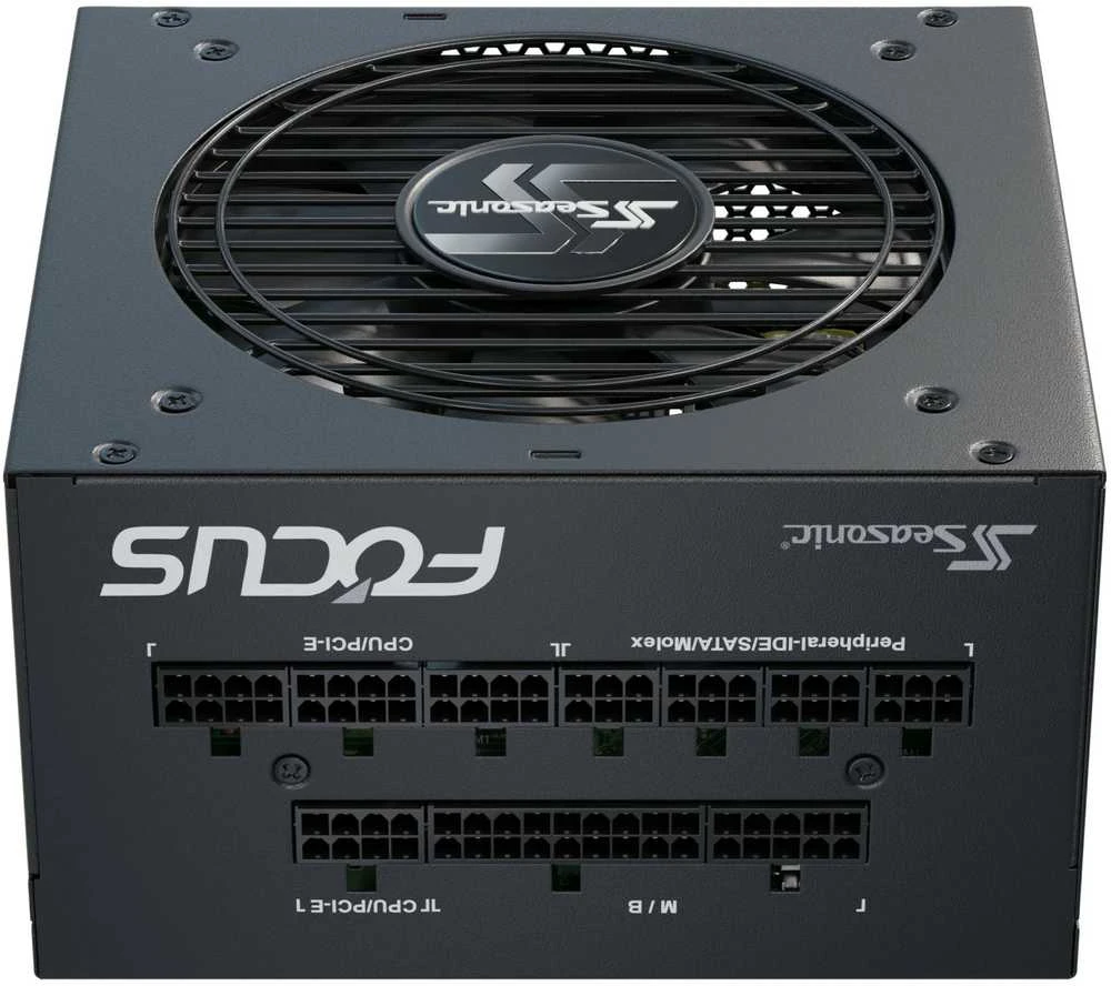 Seasonic Focus GX 80 PLUS Gold PSU, modular – 750 Watt, juodos spalvos