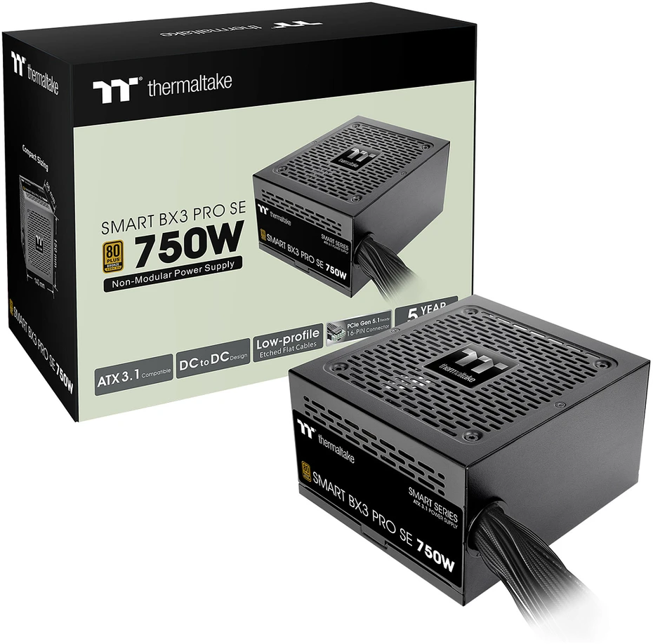 750 W „Thermaltake Smart BX3 Pro SE 80Plus“