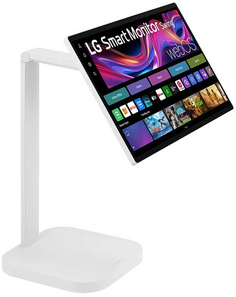 Monitorius LG Swing 32U889SA – 31,5 colio | 4K jutiklinis ekranas | stovas ant ratukų