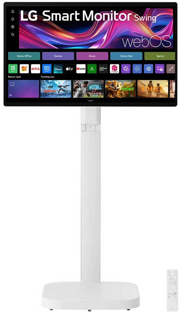 Monitorius LG Swing 32U889SA – 31,5 colio | 4K jutiklinis ekranas | stovas ant ratukų