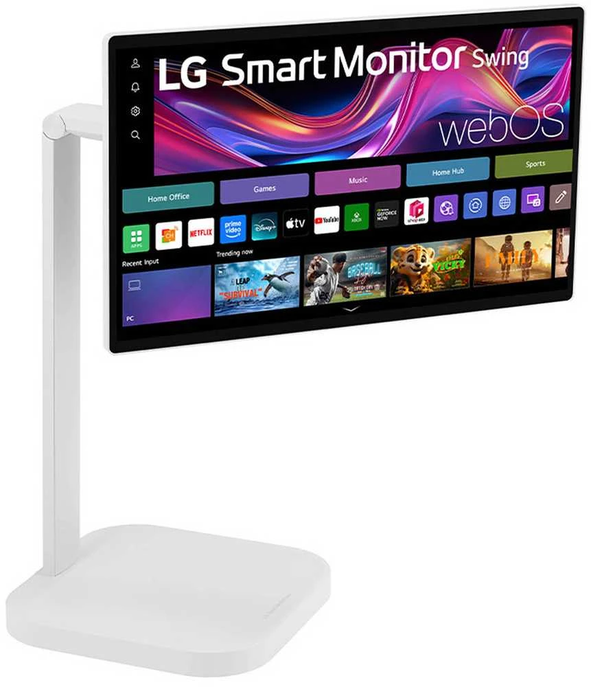 Monitorius LG Swing 32U889SA – 31,5 colio | 4K jutiklinis ekranas | stovas ant ratukų