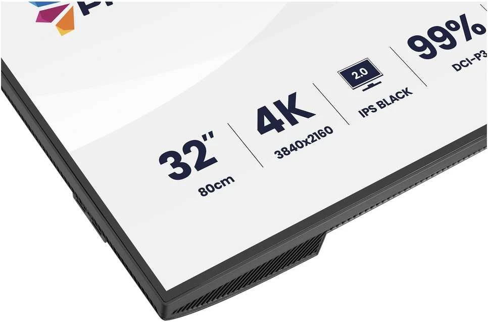 Monitorius iiyama ProGraphic HB3201UHSNP-B1 - IPS | 4K | USB-C PW96W | 31,5"