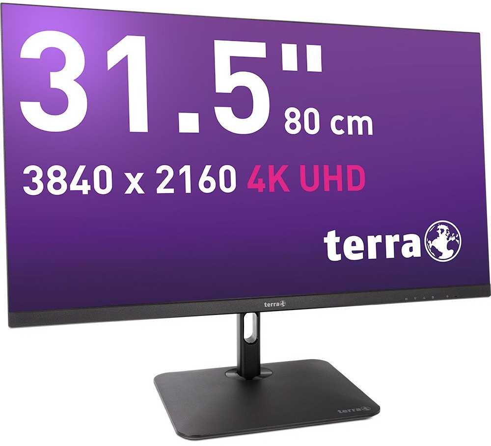 Monitorius Wortmann Terra 3295W PV - 31.5" | IPS | 4K UHD | USB-C | Pivot