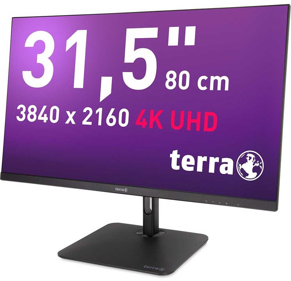 Monitorius Wortmann Terra 3295W PV - 31.5" | IPS | 4K UHD | USB-C | Pivot