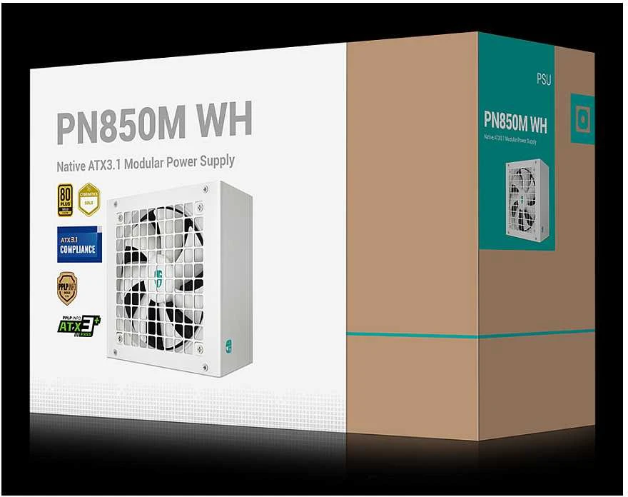 Deepcool PN850M WH 850w Gold modulinis maitinimo šaltinis baltas