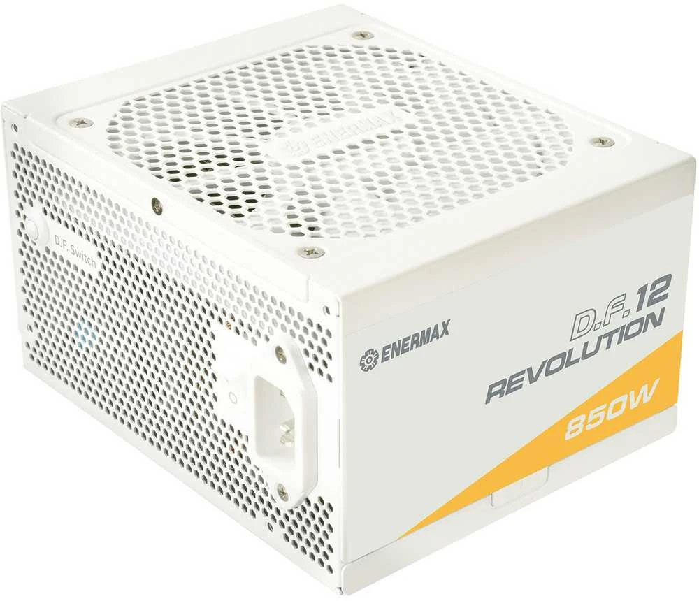 850W Enermax Revolution D.F.12 ETV850G-W 80+ Gold Kabelmanagement ATX 3.1 baltas