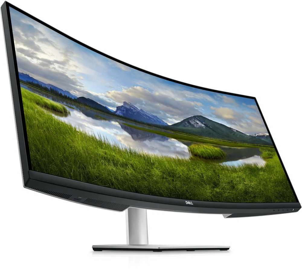 Monitorius Dell USB-C S3423DWC, 34Inch/Curved/ 3440 x 1440/ LED LCD/ VA/ 4ms/ 100Hz/300cd/m²,USB-C/ DP/ USB-A/HDMI, Audio Out, AMD FreeSync
