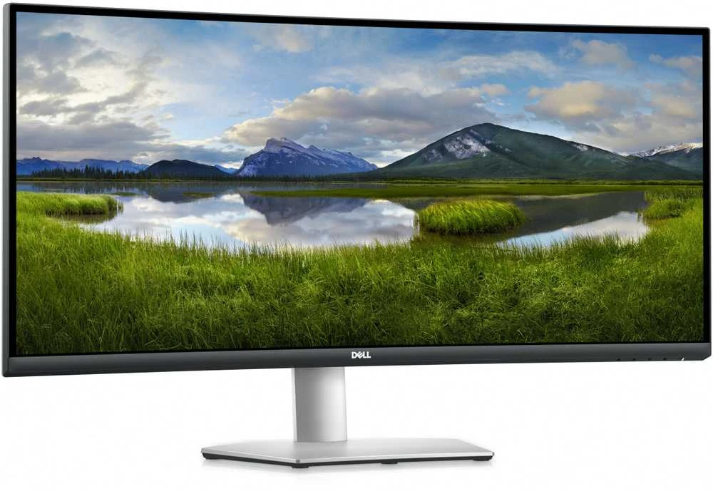 Monitorius Dell USB-C S3423DWC, 34Inch/Curved/ 3440 x 1440/ LED LCD/ VA/ 4ms/ 100Hz/300cd/m²,USB-C/ DP/ USB-A/HDMI, Audio Out, AMD FreeSync